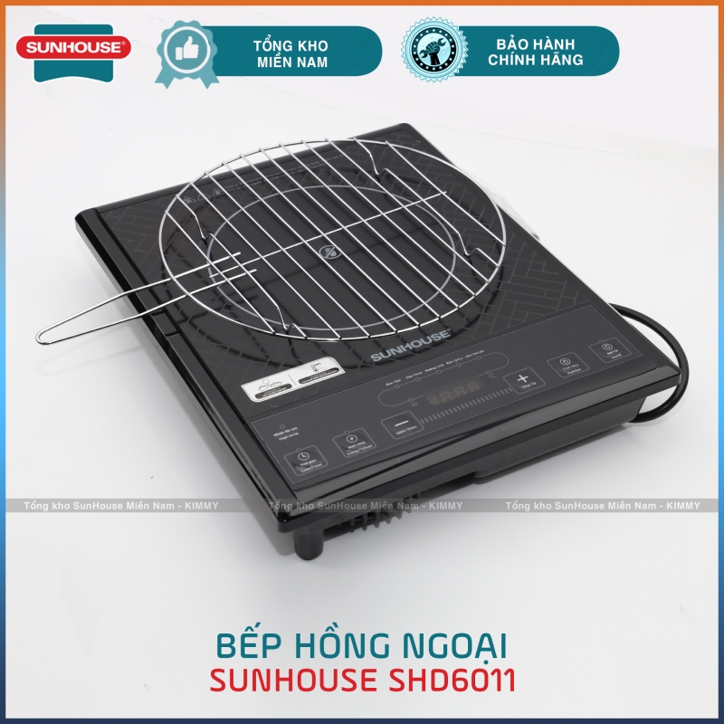 Bếp hồng ngoại đơn tặng vỉ nướng Sunhouse SHD6011
